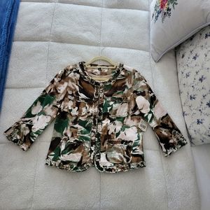 Luciano Dante jungle pattern blazer, size M, NWT